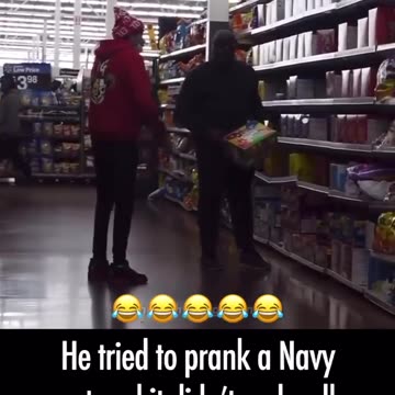 Military - 2025 Humor Trying To Prank A 100 Percent Disabled Navy Vet Goes Wrong My Brother