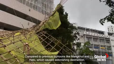 Heavy rain, strong winds batter South Korea, Hong Kong | sunmax966