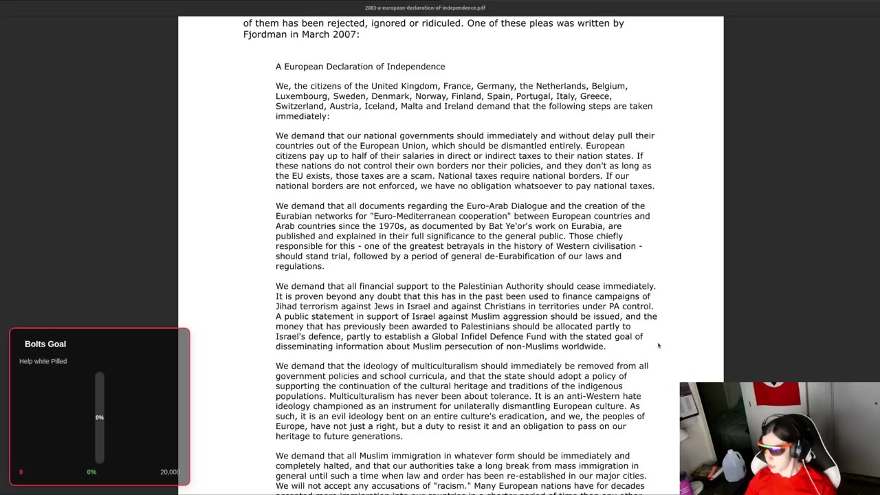 2083 - A Decleration of European Independence Pages 766 to 800
