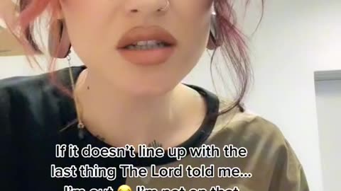 If it doesn't line up with Jesus, I'm out!