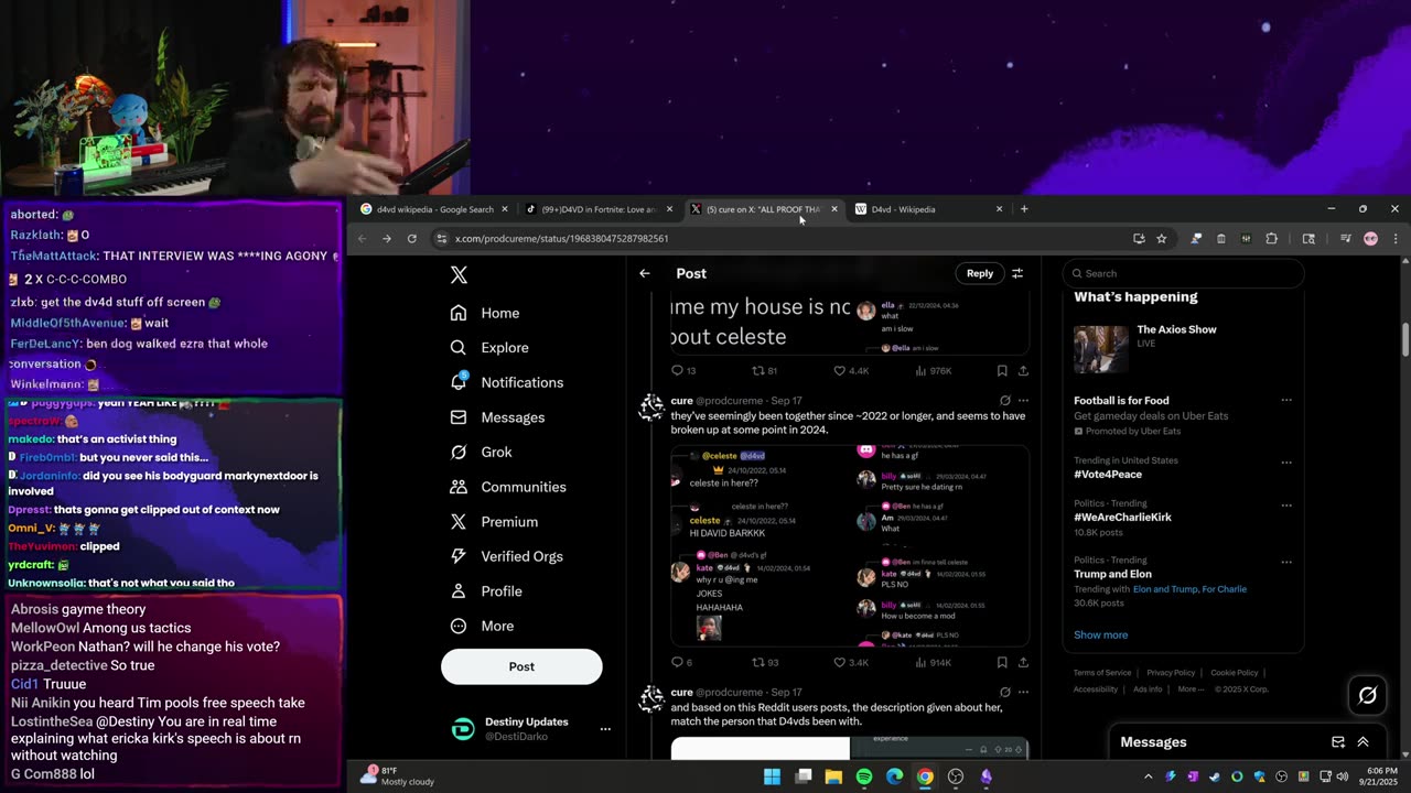 [Mirror] Destiny YouTube Stream