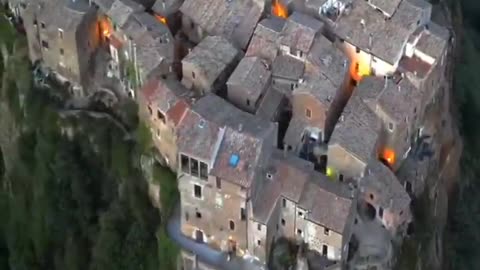 TOWN BUILT ON AN ANCIENT TREE STUMP