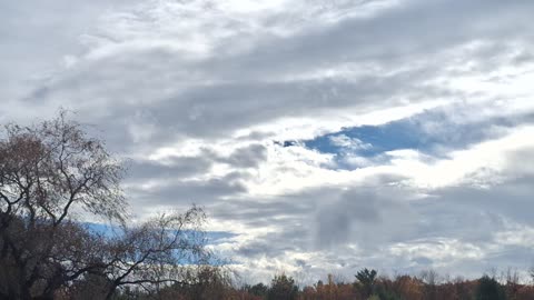 "Clouds" blocking the white sun(blue hue) and the yellow sun in the atmosphere