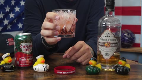 Ralph Amos - The Bitter Truth Apricot Liqueur & Canada Dry Fruit Splash