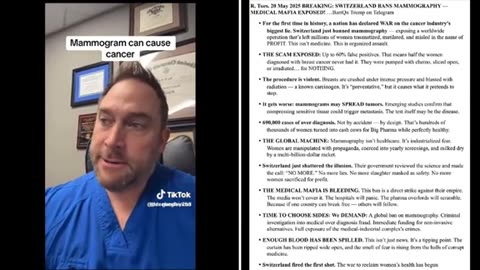 Dr on Mammogram hoax ..