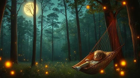 reamy Firefly Night – Gentle Lullaby with Soft Female Vocals and Warm Acoustic Melodies for Sleep