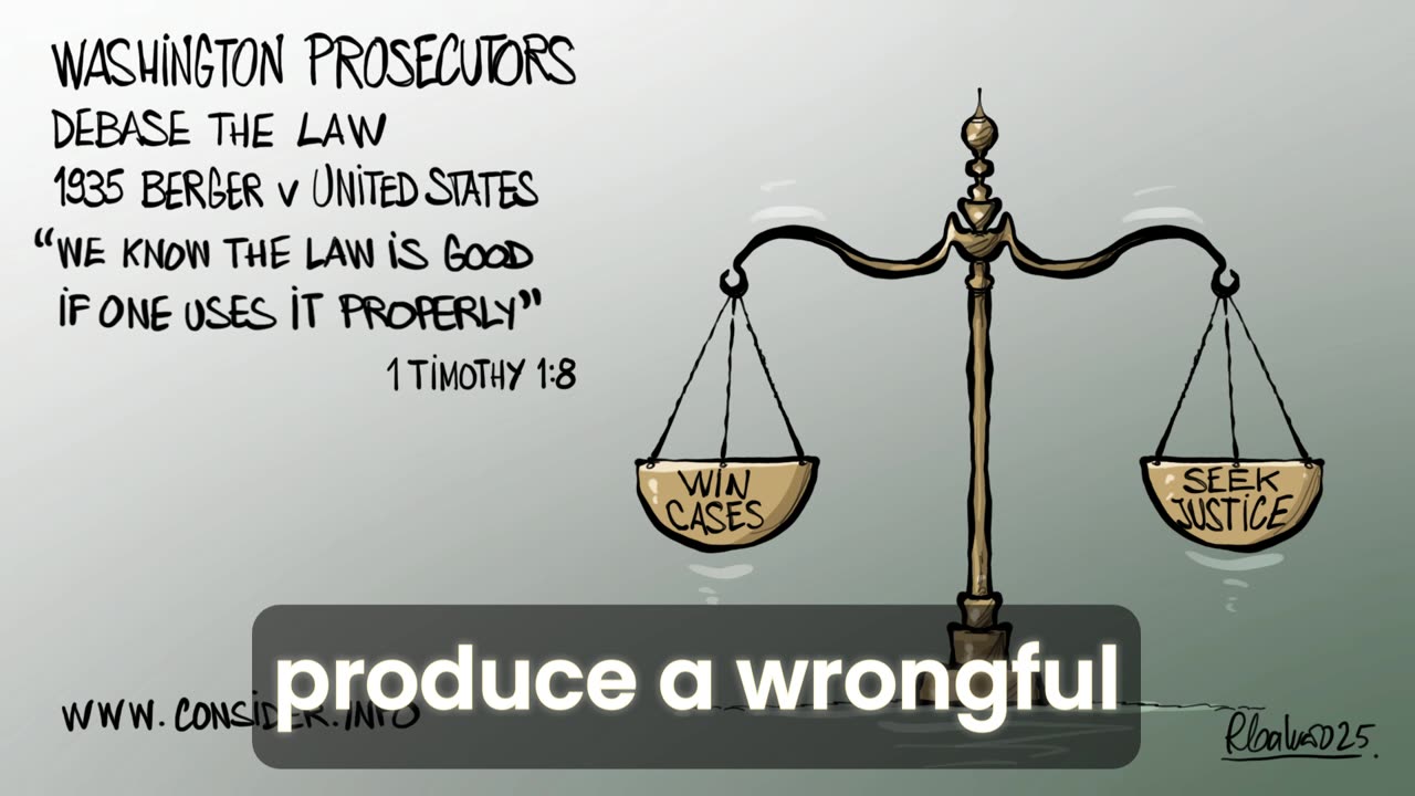Consider 1935 Berger v Washingtons Corrupt Prosecutor Class