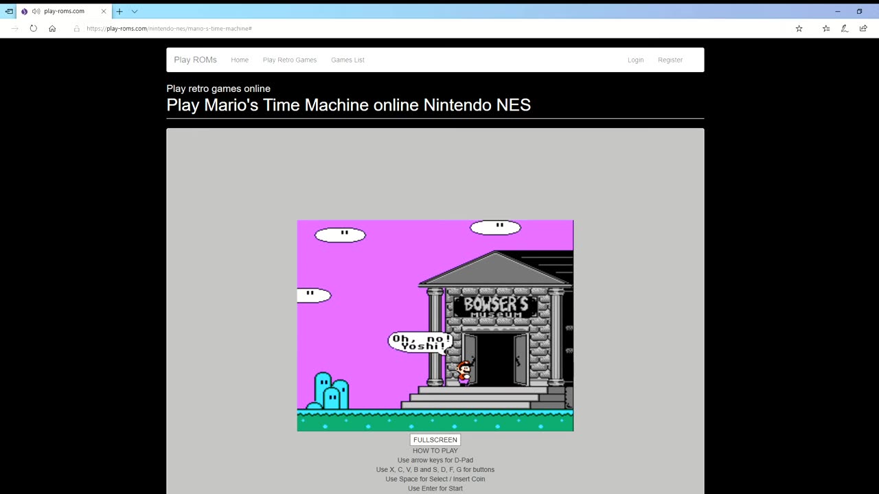 Mario's time machine part 1