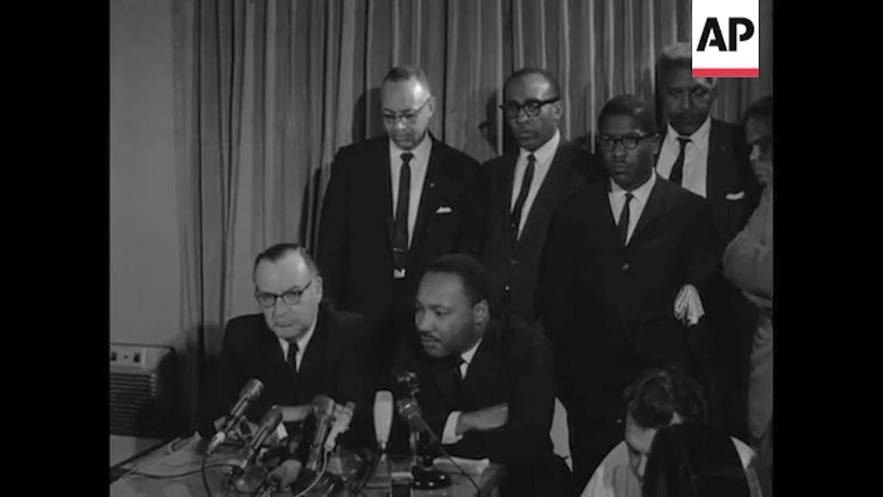 Aug. 19, 1965 | MLK and Gov. Brown Speak to Press in Los Angeles