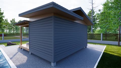 Tiny House Design _ House Design 5m x 6m with swimming pool