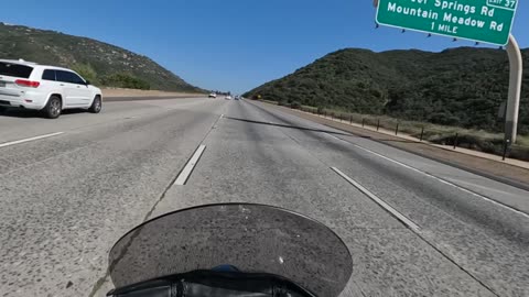 Helmet mount top speed run