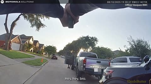 Bodycam video shows HPD officers fatally shoot armed robbery suspect after chase