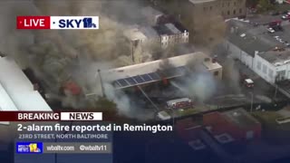 2-alarm fire reported in Remington N Baltimore.