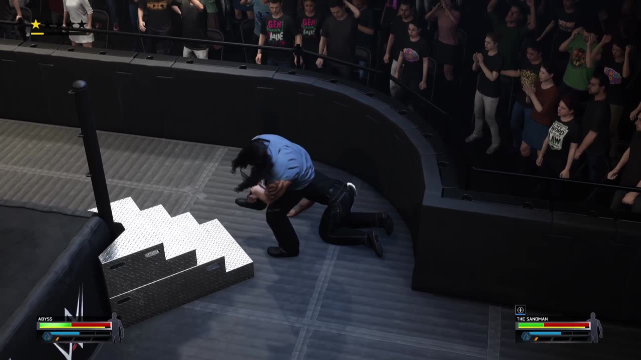 WWE Abyss VS Sandman - DLC 2K25 - HDR