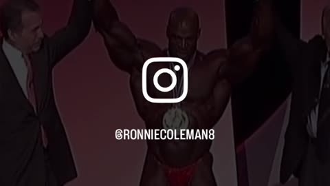 evolution of Ronnie coleman 1998 to 2005