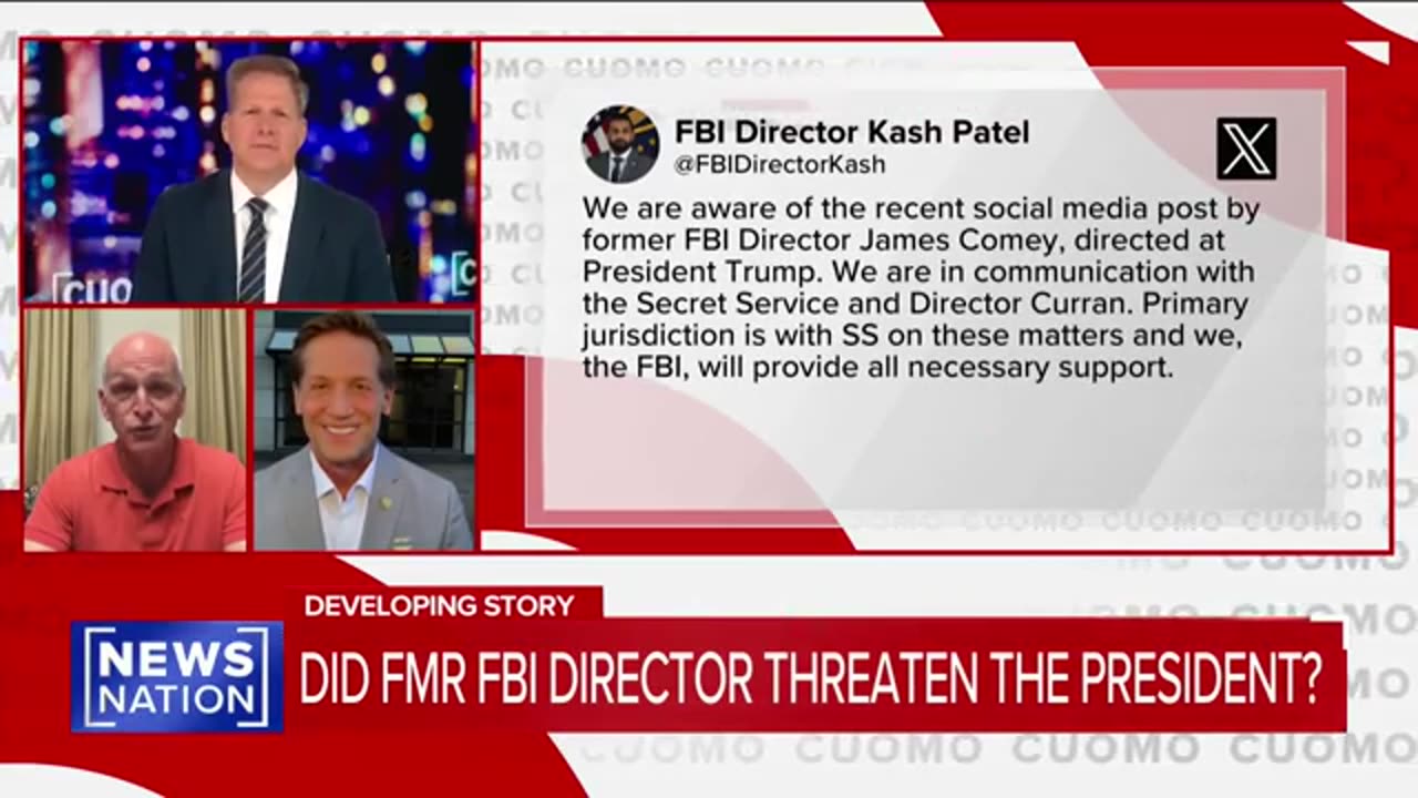 Comey under investigation for ‘8647’ post on social media CUOMO
