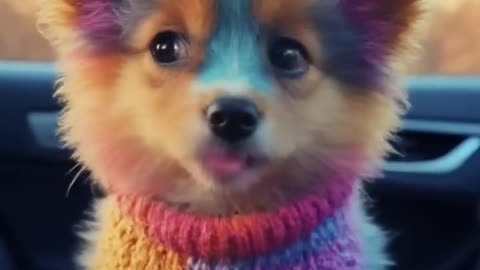The cutie sings