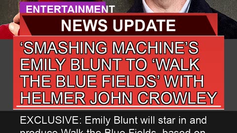 Smashing Machines Emily Blunt to Walk the Blue