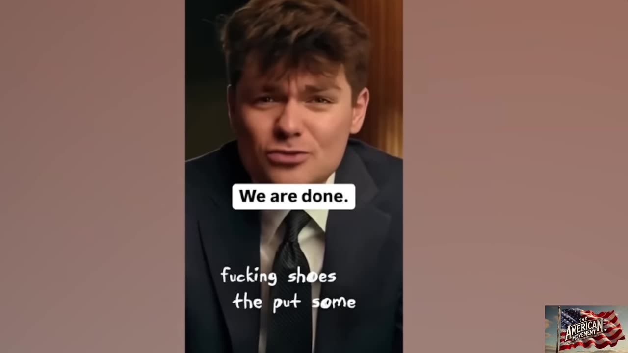 Nick Fuentes says the quiet part out loud America is tired of the BLM victim hood