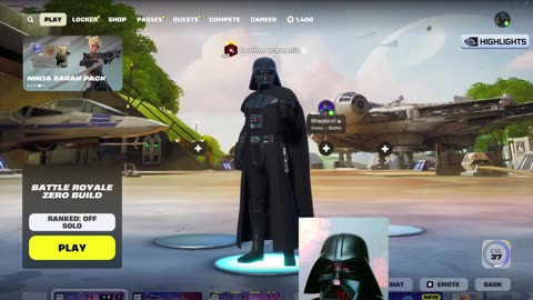 Fortnite Zero Build - Galactic Battle - Star Wars
