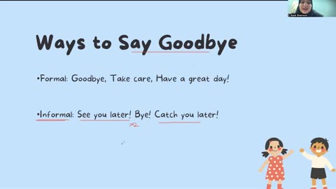 Greetings and Farwell Class (2)