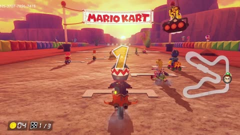 Series Finale of Mario Kart 8 Deluxe. Racing with @Mysticgamer and @paladinvsgame. 4 days till MKW