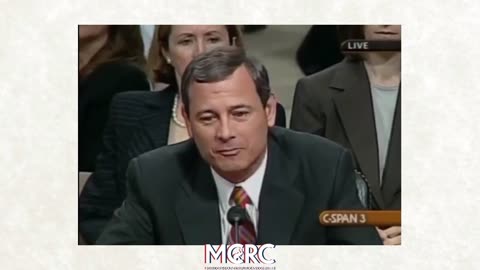 SCOTUS NOMINEE JOHN ROBERTS: "I BELIEVE VERY STRONGLY IN THE SEPARATION OF POWERS"