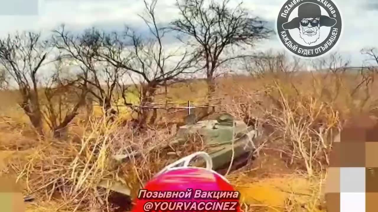 Destruction of a 122mm 2S1 Gvozdika