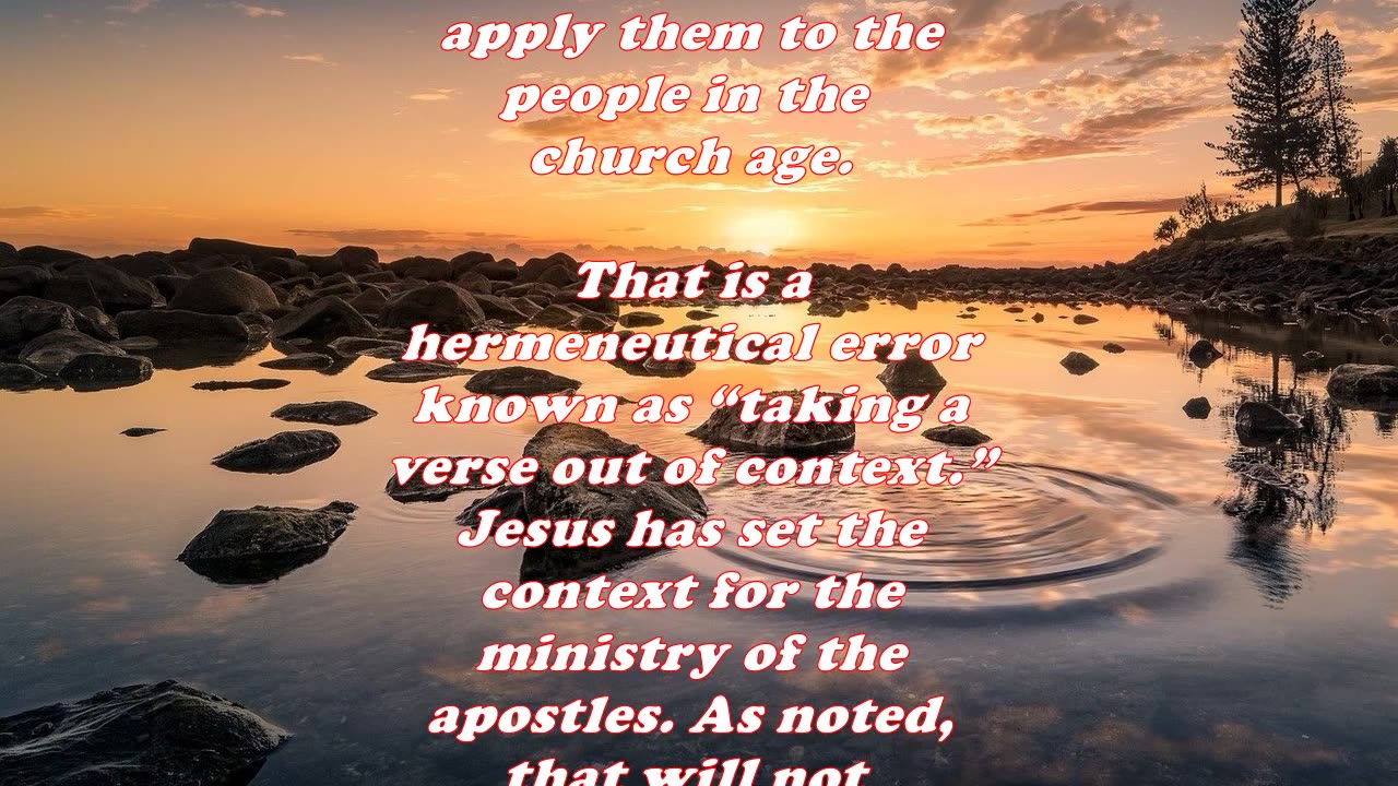 Matthew 10:5 - Daily Bible Verse Commentary