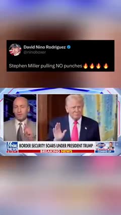 David Nino: Stephen Miller bringing the heat!