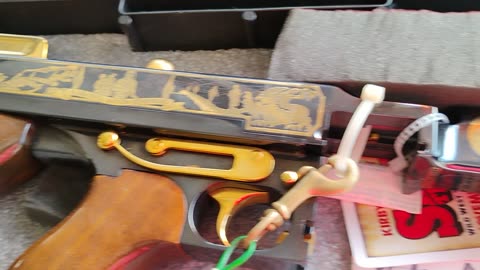 Beautiful 24 karat gold plated machine g