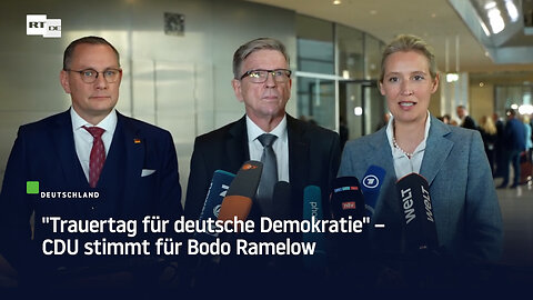 "Trauertag für deutsche Demokratie" – CDU stimmt für Bodo Ramelow