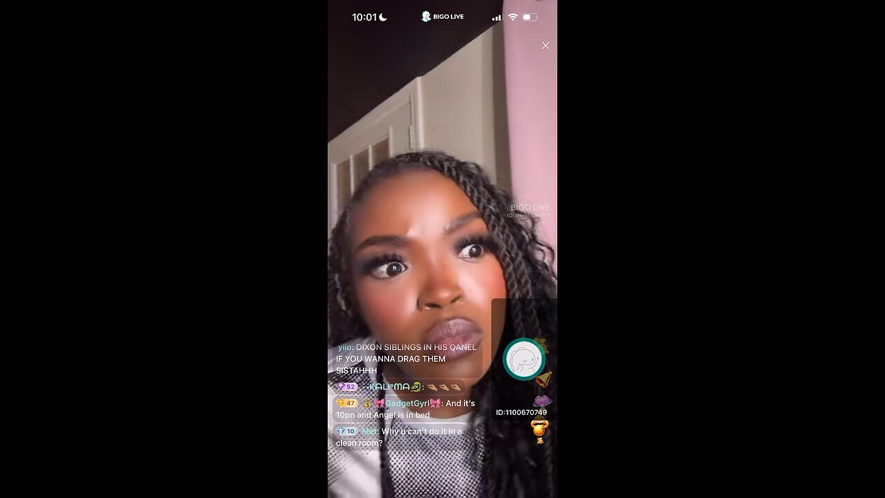 LIYAH DA DOLL CHIT CHATTING GOING OFF BIGO LIVE