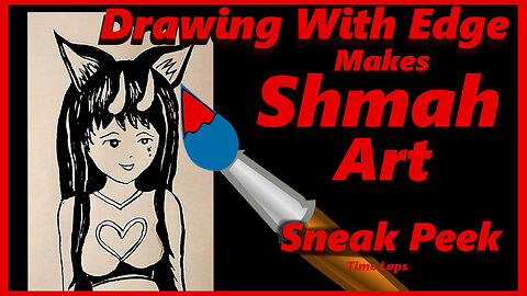 Shmah Art. Sneak Peek. Time Laps ink and brush.