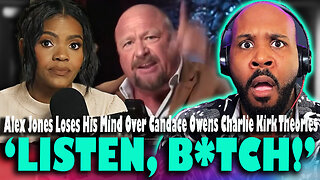 'LISTEN, B*TCH!' Alex Jones Goes Crazy Threatening To Expose Candace Owens & Charlie Kirk Theories