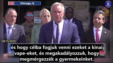Robert F. Kennedy Jr. bejelentette a Kínából származó vape-ek felszámolását