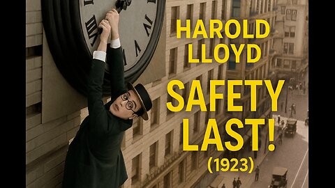 Safety Last! (1923) | Harold Lloyd’s Iconic Clock Scene & Full Silent Comedy Classic