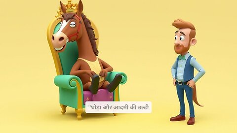 ghora or aadmi ki ulti duniya