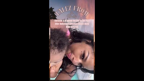 Chrisean Shares Video of Her & Chrisean Jr at The Pool