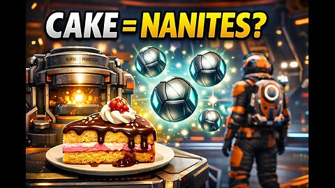 no mans sky questionably sweet cake and its effects on nanite farming
