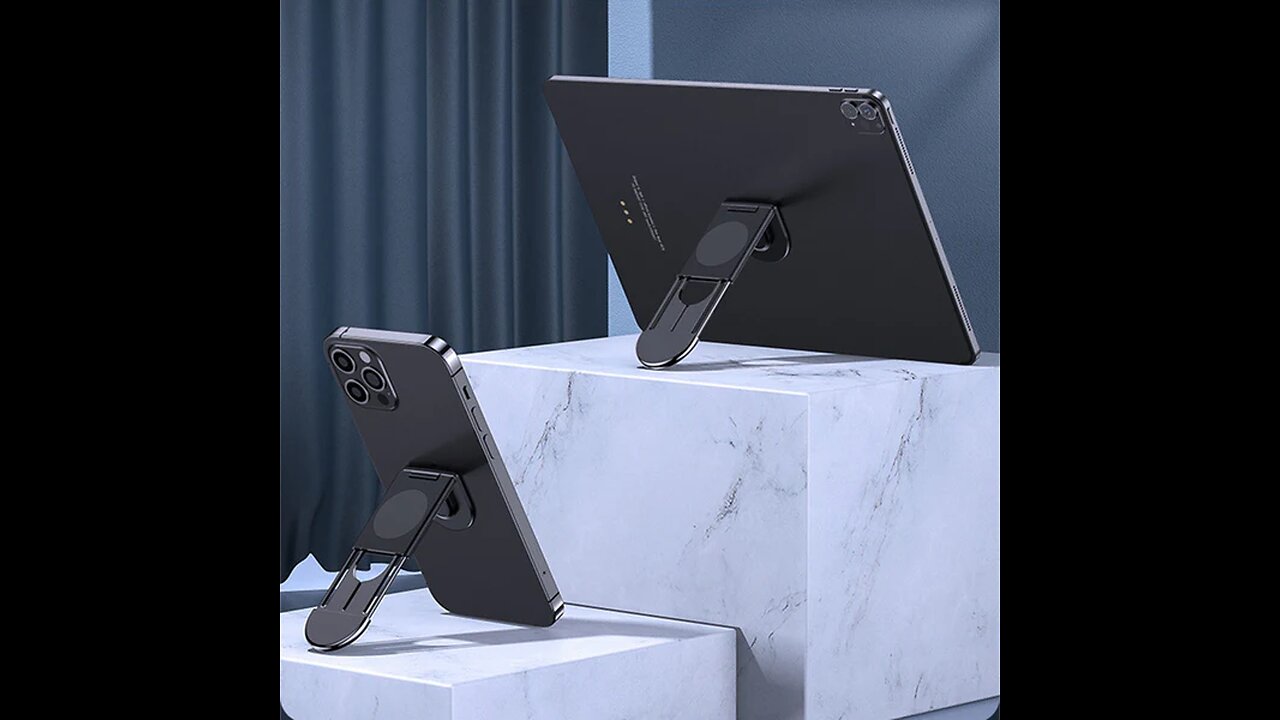 Universal Hands-free Phone Mount Finger Ring, with Adjustable & Magnetic Design, for Phone & Tablet