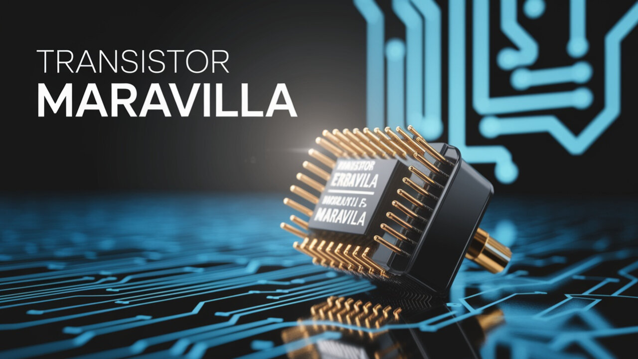 El Transistor La Pequeña Maravilla que Cambió el Mundo (y Sigue Encogiéndose)