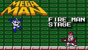 Mega Man (NES) - 6. Fire Man stage