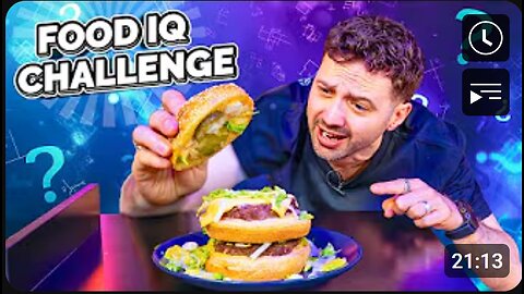 The ULTIMATE Food Intelligence Test 🧠🍟 | Can YOU Beat This Challenge?