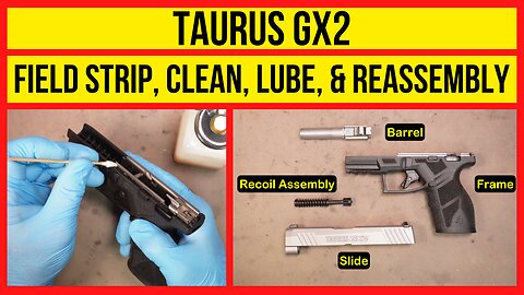 Taurus GX2 Cleaning- Step by Step!