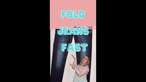 How to Fold Jeans Like a Pro — Fast & Neat Laundry Hack