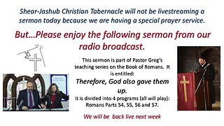 9/7/25 Romans: Therefore, God also gave them up