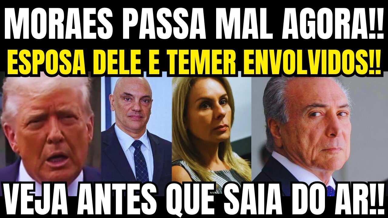 BOMBA! M0RAES PASSA MAL DESCOBRIRAM O ESQUEMA DA ESPOSA DELE COM MICHEL TEMER! A CASA CAIU