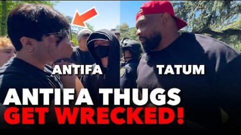 Brandon Tatum BATTLES HEATED Antifa Activists at UC Davis