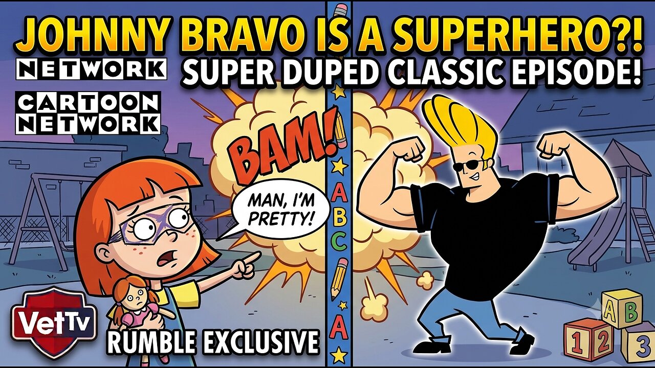 Johnny Bravo Pretends To Be A Superhero! Super Duped Classic Episode